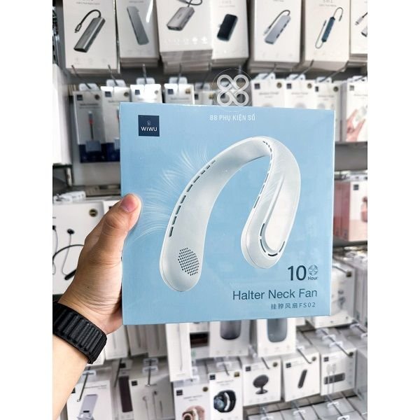 portable bladeless neck fan,